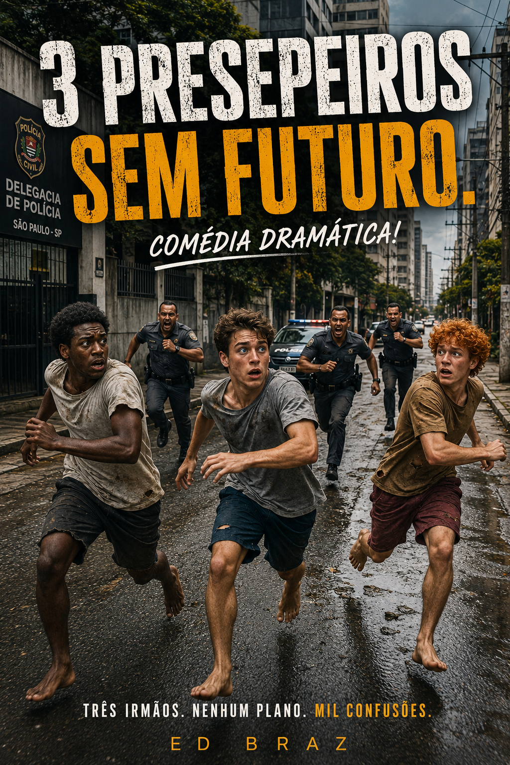 Capa do livro 3 Presepeiros Sem Futuro